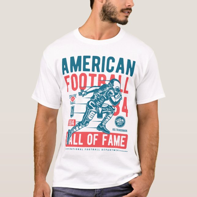 American Football  Hall of Fame T-Shirt (Front)
