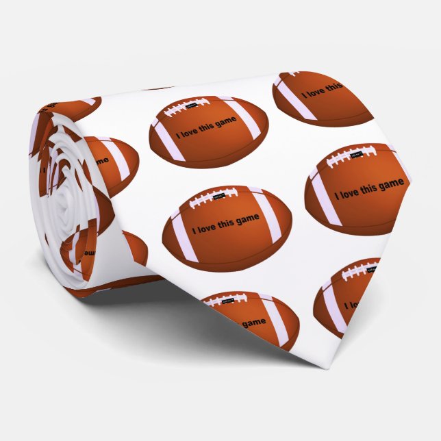 American Football: I Love This Game Tie (Rolled)