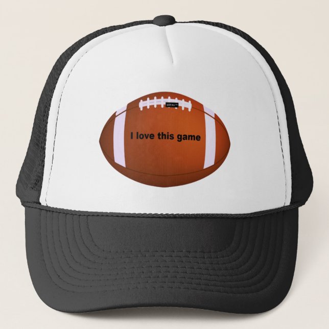 American Football: I Love This Game Trucker Hat (Front)