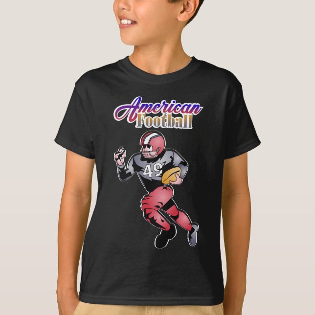American Football Illustration T-Shirt (Front)