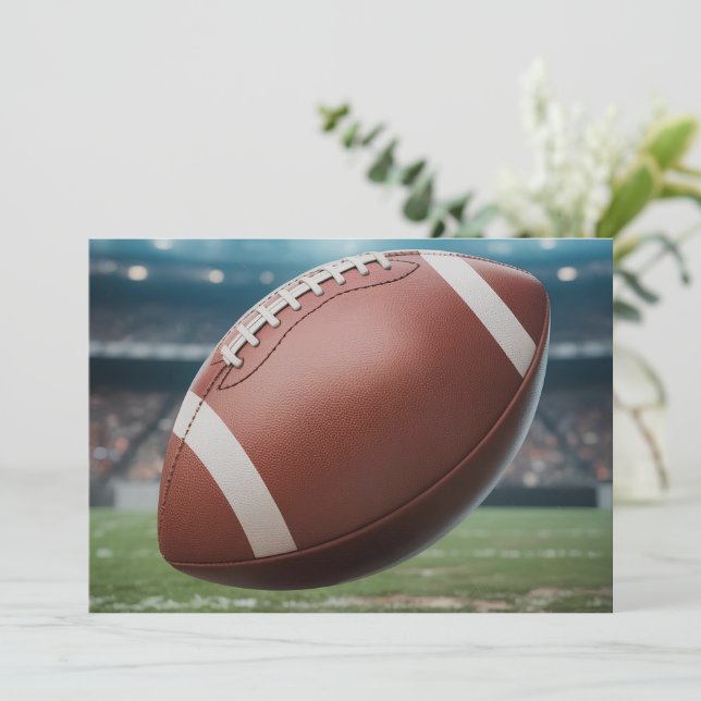 American Football Invitation (Standing Front)