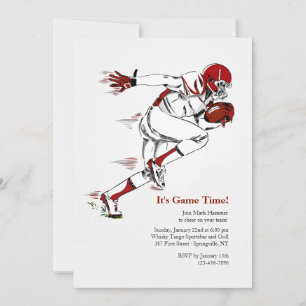 American Football Invitation