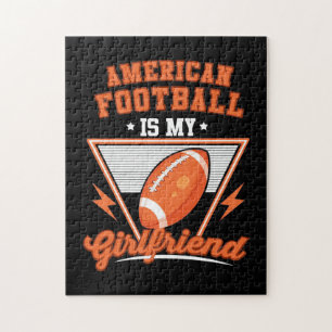 American Football Is My Girlfriend Jigsaw Puzzle