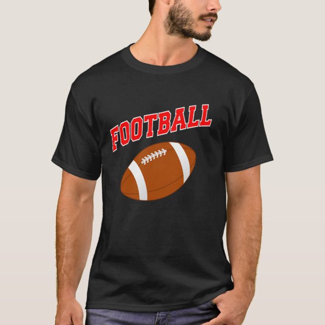AMERICAN FOOTBALL LADIES WOMENS MENS KIDS BOYS MEN T-Shirt (Front)