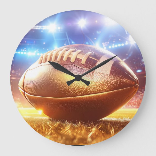 American Football Large Clock (Front)