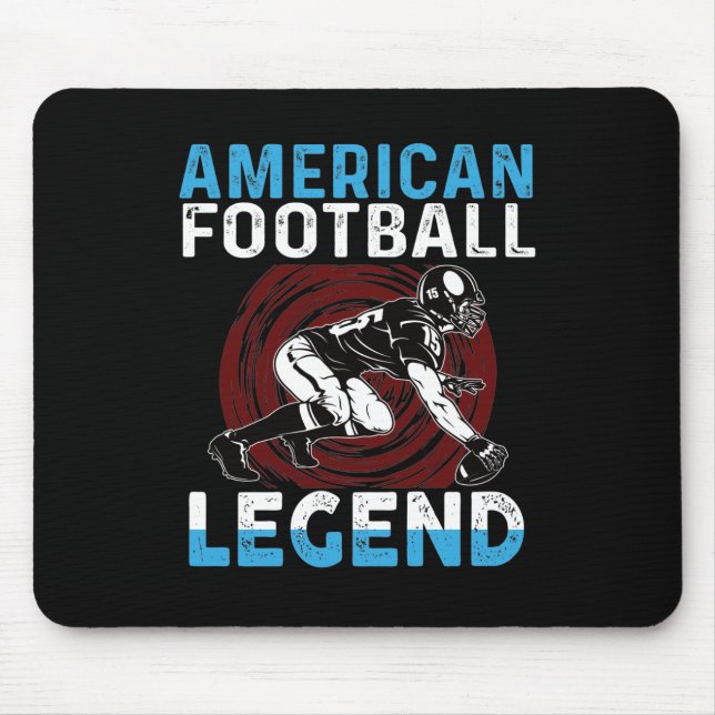 American Football Legend Mouse Mat (Front)