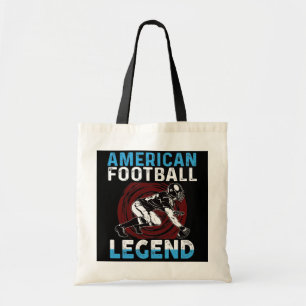 American Football Legend Tote Bag
