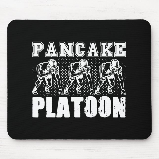 American Football Lineman Pancake Platoon Player S Mouse Mat (Front)