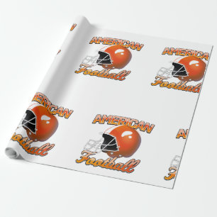 American Football logo Wrapping Paper