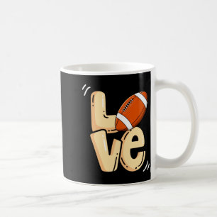 American Football Love Valentines Rugby Srts Pl Coffee Mug