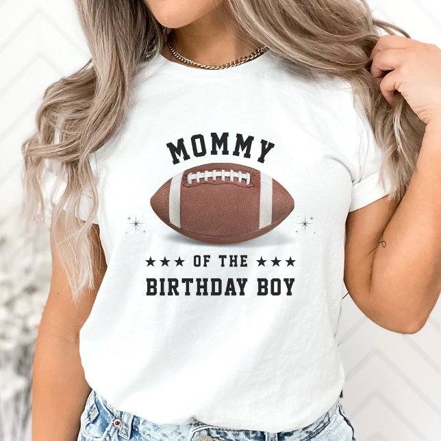 American Football Mum Birthday Party Parent T-Shirt (American Football Mom Birthday Party Parent T-Shirt)
