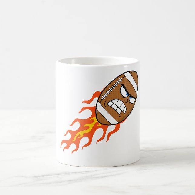 American Football On Fire Mug (Creator Uploaded)