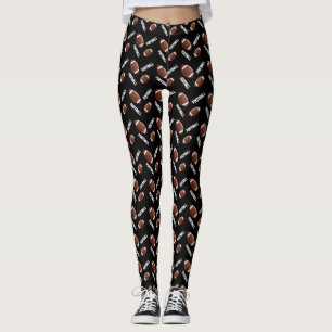 American Football Pattern Design Leggings