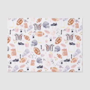American Football Pattern Tissue Paper