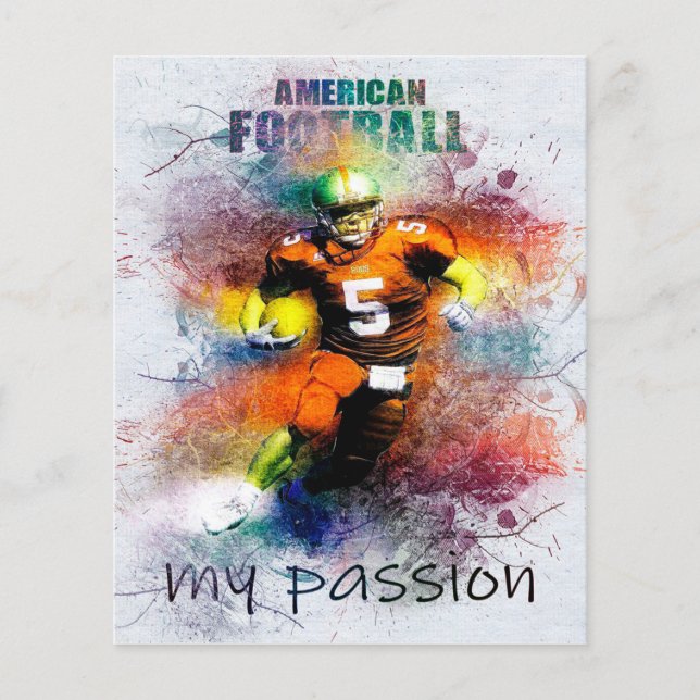 American football play flyer (Front)