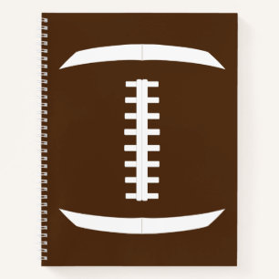 American Football Player Custom Team Colour Sports Notebook