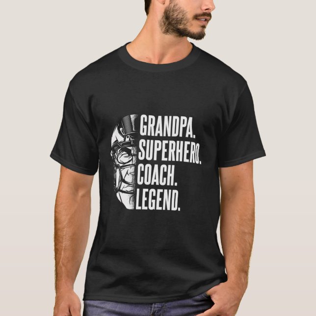 American Football - Player Footballer Football Gra T-Shirt (Front)