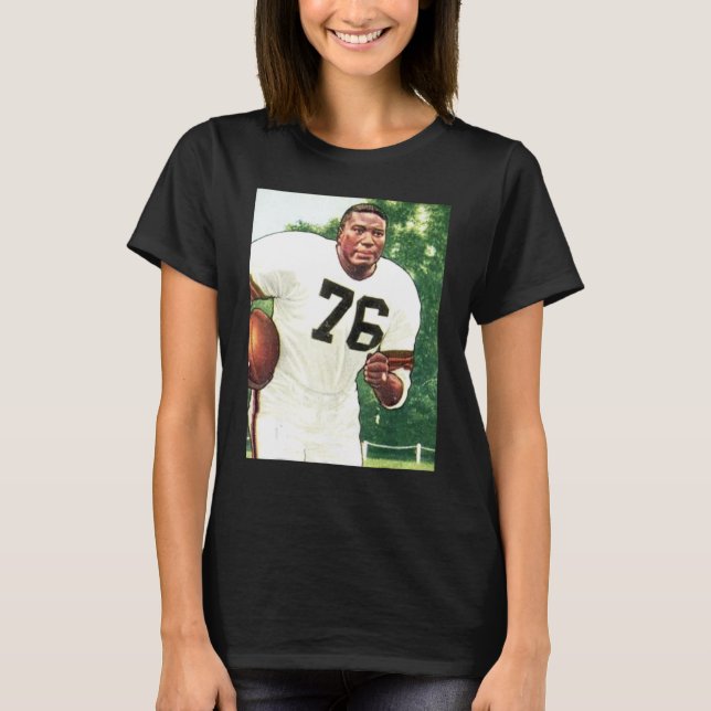 American Football Player No 76 Illustration SITE B T-Shirt (Front)