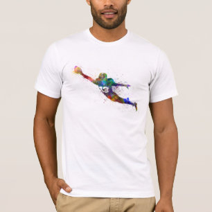 american football player scoring touchdown T-Shirt