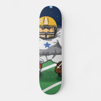 American football player skateboard