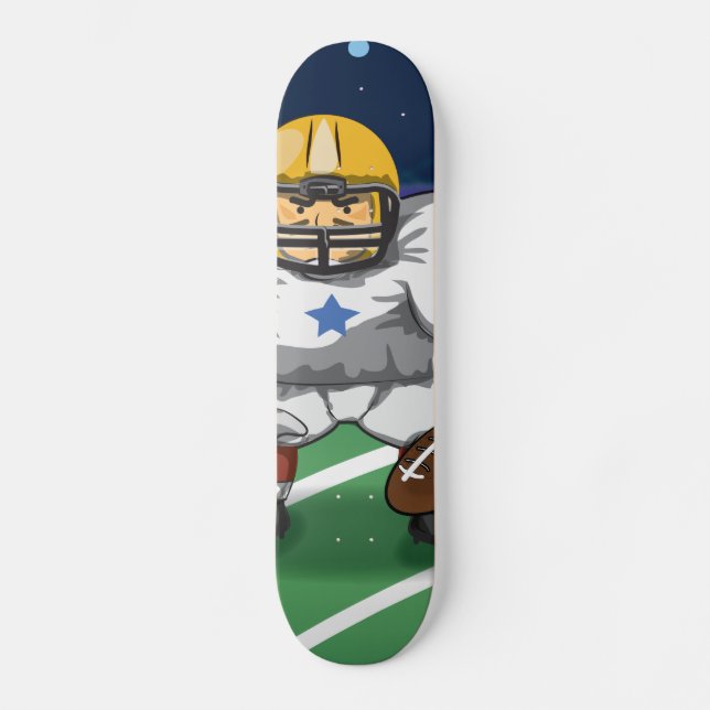 American football player skateboard (Front)