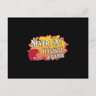 American Football Player Team Sports Game USA Gift Postcard