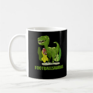 American Football playing Trex Funny Dino Sport Coffee Mug