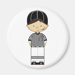 American Football Referee Magnet
