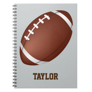 American football rugby name customise notebook