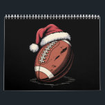 American Football Santa Hat Sports Christmas Xmas  Calendar<br><div class="desc">American Football Santa Hat Sports Christmas Xmas</div>