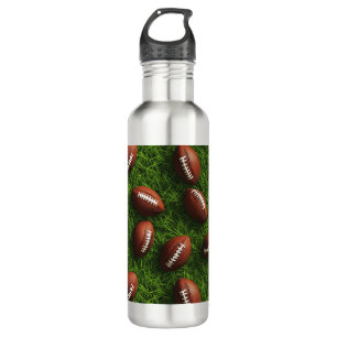 American Football Seamless Sports Pattern 710 Ml Water Bottle