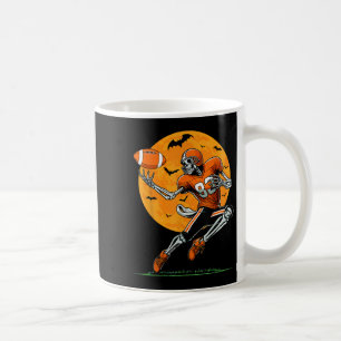 American Football Skeleton Boys Halloween Football Coffee Mug