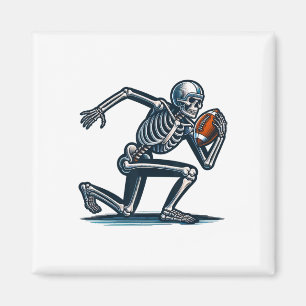 American Football Skeleton Boys Men Football Fan H Magnet