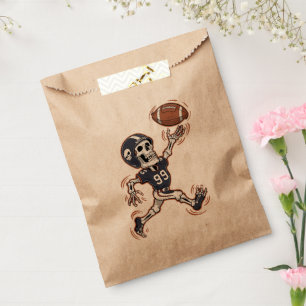 American Football Skeleton Halloween Football  Favour Bags