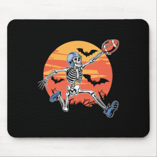 American Football Skeleton Player Halloween Men Bo Mouse Mat
