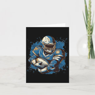 American Football Sports Athlete Outfit For Boys A Card