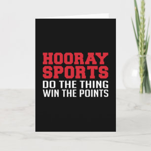 American Football Sports Game Team Funny Gift Idea Card