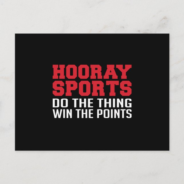 American Football Sports Game Team Funny Gift Idea Postcard (Front)