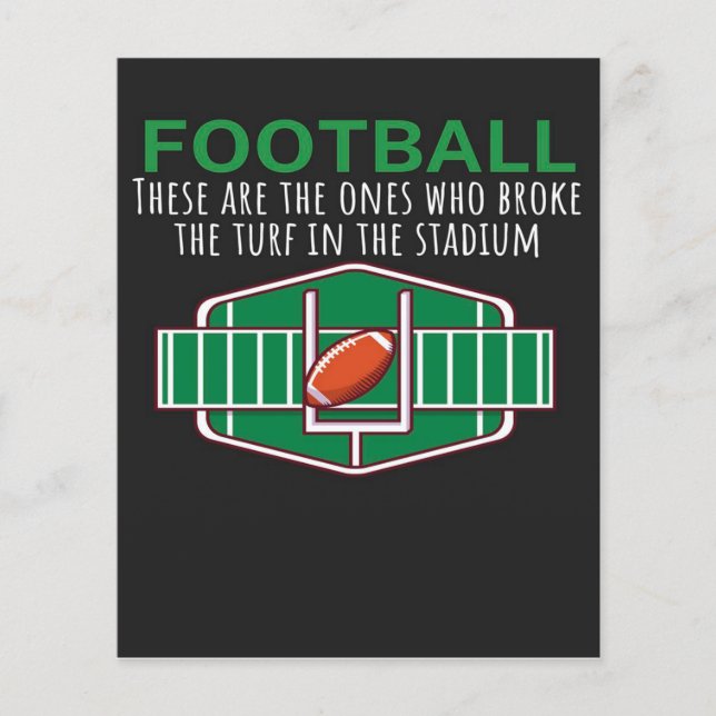 American Football Stadium Flyer (Front)