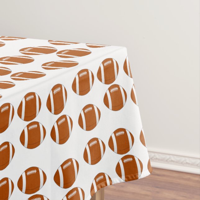american football tablecloth (In Situ)