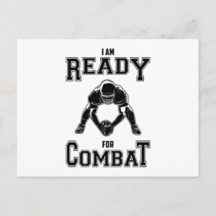 American Football Team USA Sports Game Player Gift Postcard