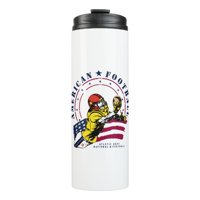 AMERICAN FOOTBALL THERMAL TUMBLER (Front)