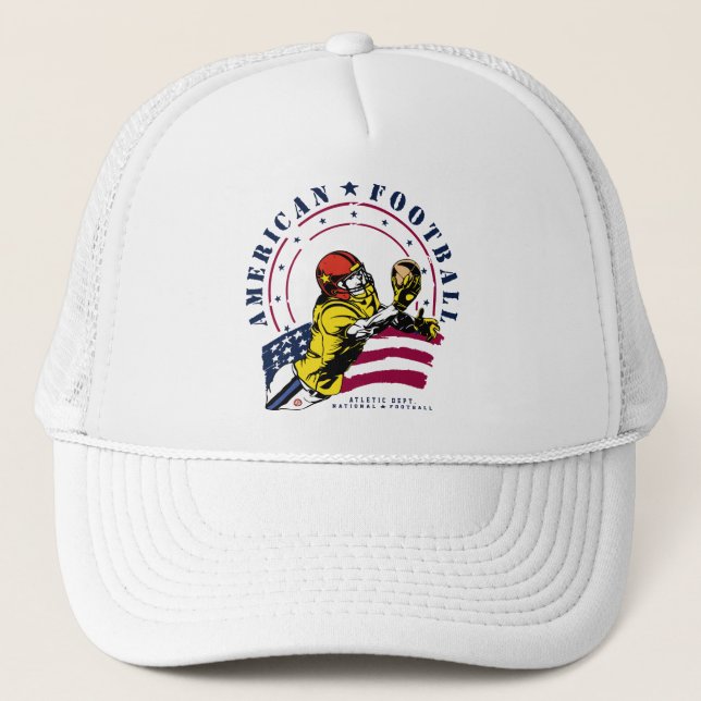 AMERICAN FOOTBALL TRUCKER HAT (Front)