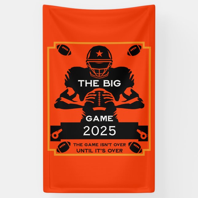 American Football TV Watch Party Banner (Vertical)