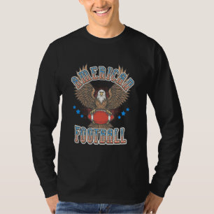 American Football USA Flag T-Shirt