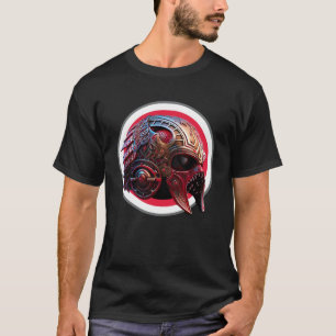 American Football Vintage Player Retro Helmet T-Shirt
