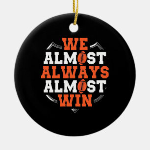American Football We Almost Win Ceramic Tree Decoration