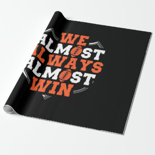 American Football We Almost Win Wrapping Paper