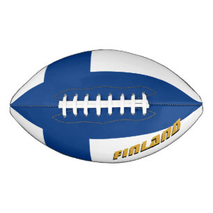 American Football with Finnish Flag / Finland