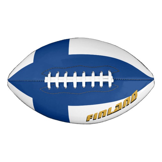 American Football with Finnish Flag / Finland (Front)